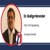Anurag University, HOD, Civil Engineering: Dr. Bodige Narender Interview